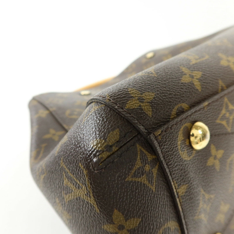 LOUIS VUITTON Monogram Montaigne MM金扣手挽肩背兩用袋-16