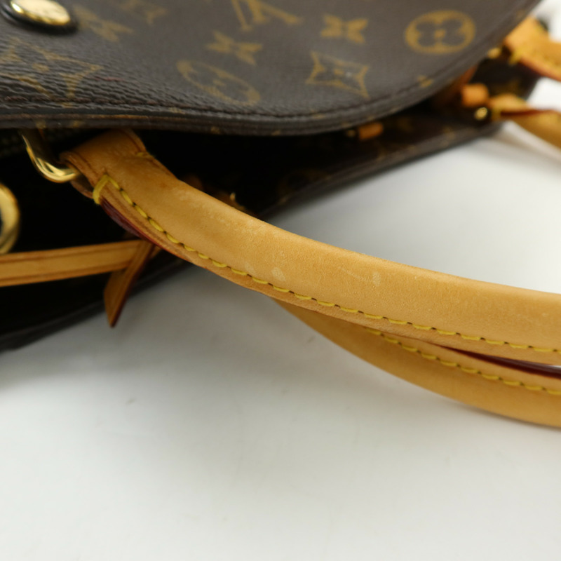 LOUIS VUITTON Monogram Montaigne MM金扣手挽肩背兩用袋-17
