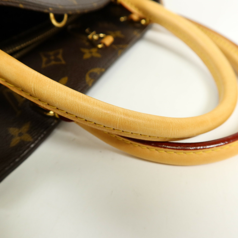 LOUIS VUITTON Monogram Montaigne MM金扣手挽肩背兩用袋-18