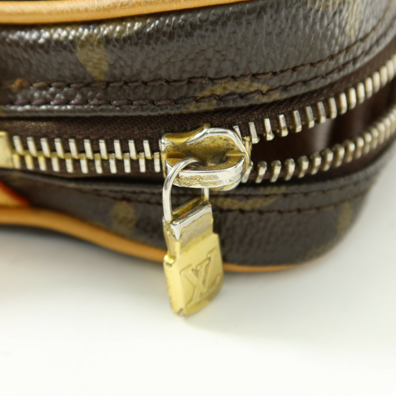 LOUIS VUITTON Monogram Marly Bandouliere金扣肩背袋棕色-8