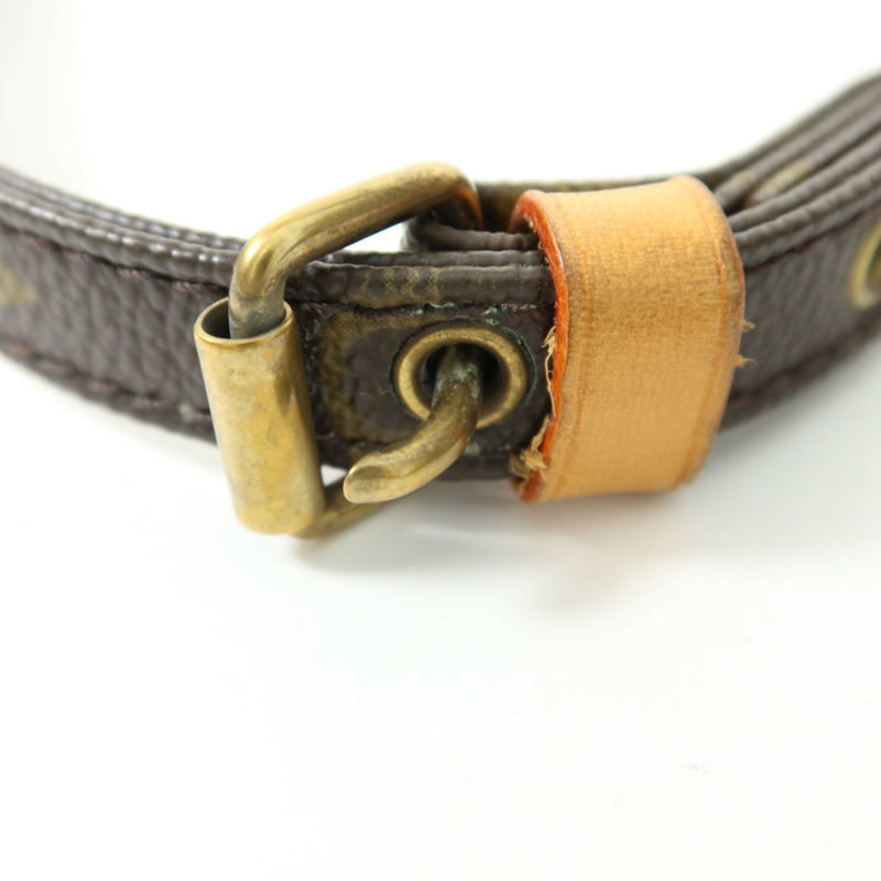 LOUIS VUITTON Monogram Marly Bandouliere金扣肩背袋棕色-10