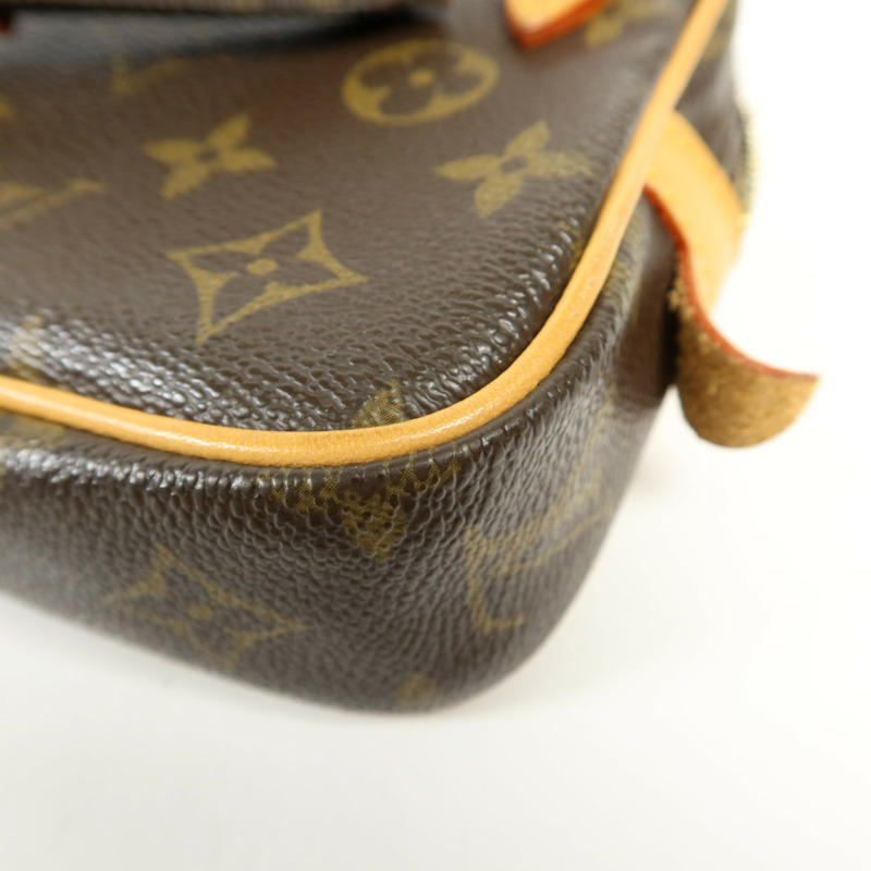 LOUIS VUITTON Monogram Marly Bandouliere金扣肩背袋棕色-13