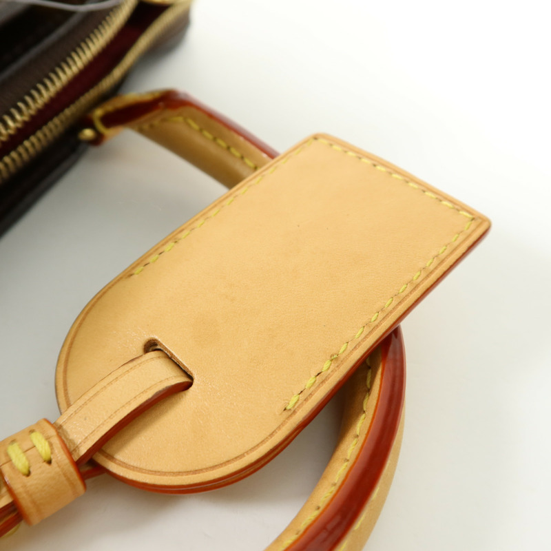 LOUIS VUITTON Monogram Petit Palais金扣手挽肩背兩用袋棕色-14