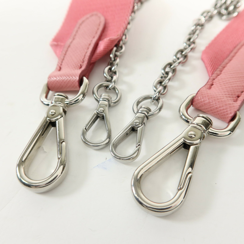 PRADA 尼龍Re-Edition 2005銀扣肩背袋-11