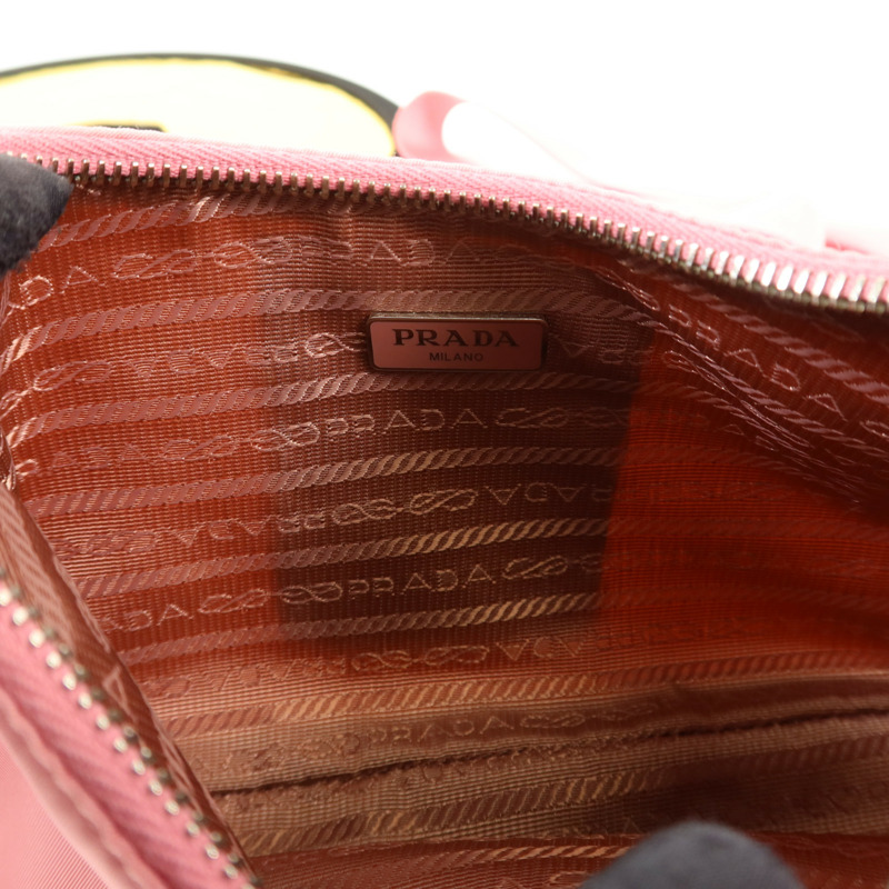 PRADA 尼龍Re-Edition 2005銀扣肩背袋-18