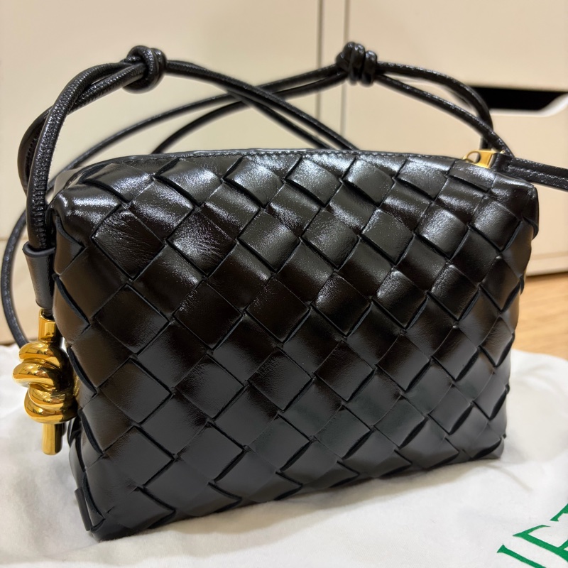 BV Bottega Veneta 黑色Mini Loop Metal Knots-1