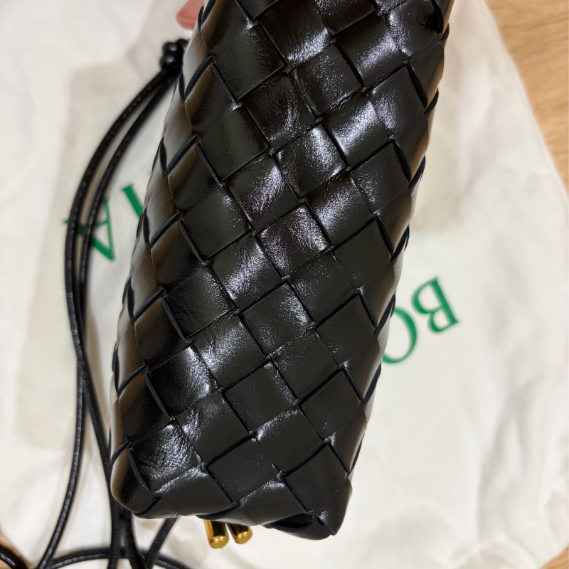 BV Bottega Veneta 黑色Mini Loop Metal Knots-5