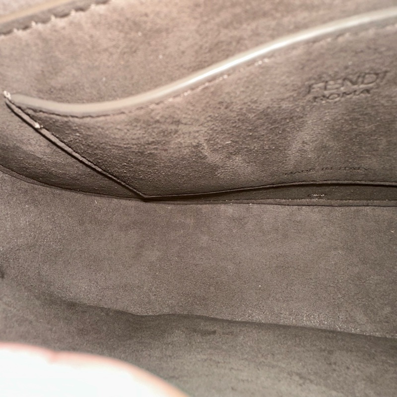 fendi 8BS082 大象灰牛皮FF金釦馬鞍包 斜背包-39