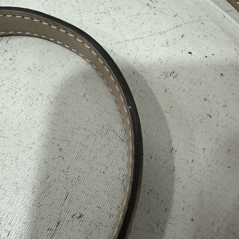 fendi 8BS082 大象灰牛皮FF金釦馬鞍包 斜背包-42