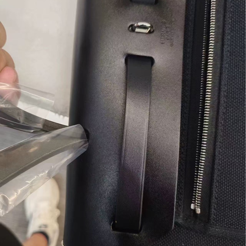 HERMES 經典黑色herbag31 31*25*11 98新配件塵袋鑰匙鎖-5