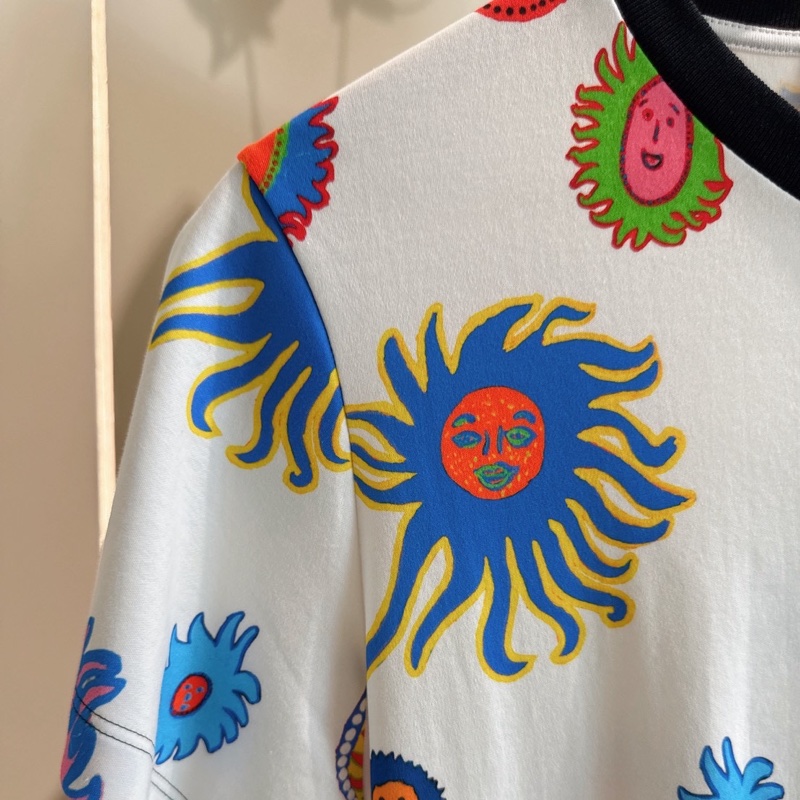 LV x 草間彌生 聯名款彩色太陽短袖 size:L-3