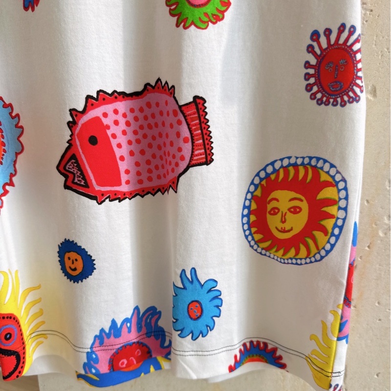 LV x 草間彌生 聯名款彩色太陽短袖 size:L-4