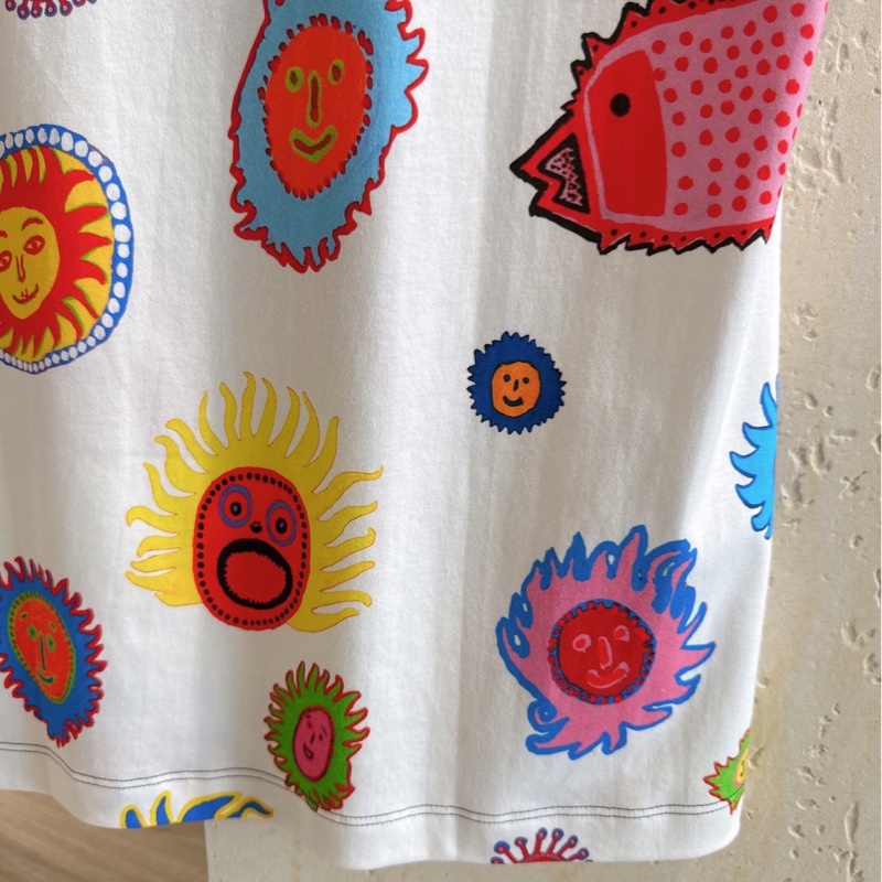 LV x 草間彌生 聯名款彩色太陽短袖 size:L-9