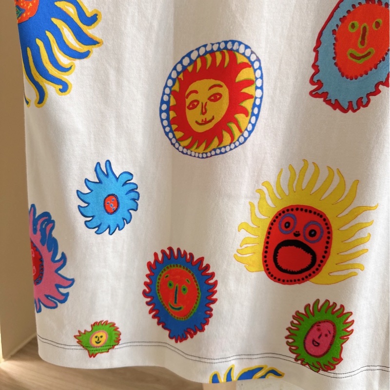 LV x 草間彌生 聯名款彩色太陽短袖 size:L-10