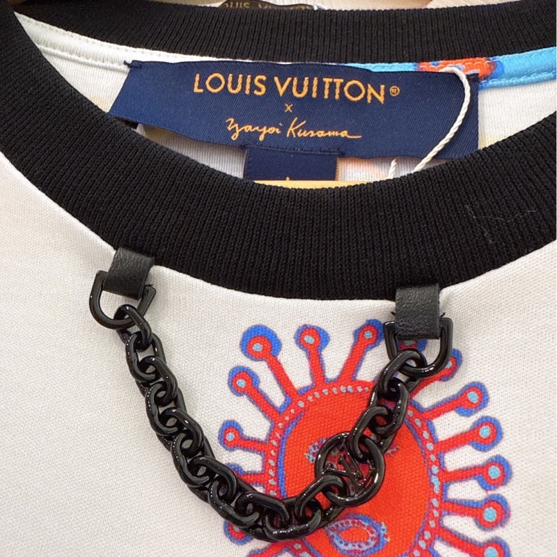LV x 草間彌生 聯名款彩色太陽短袖 size:L-12