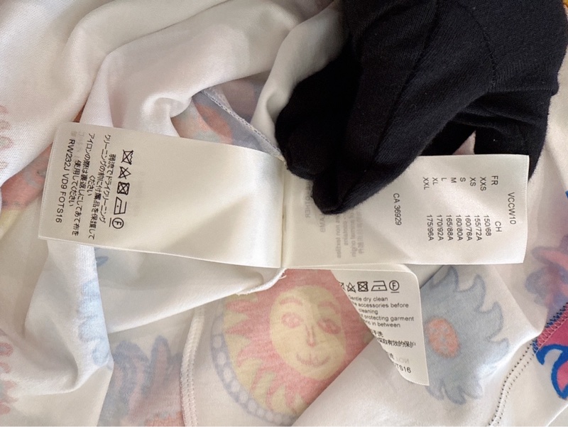 LV x 草間彌生 聯名款彩色太陽短袖 size:L-15