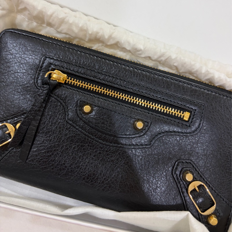 Balenciaga 巴黎世家 黑色長夾 近全新-2