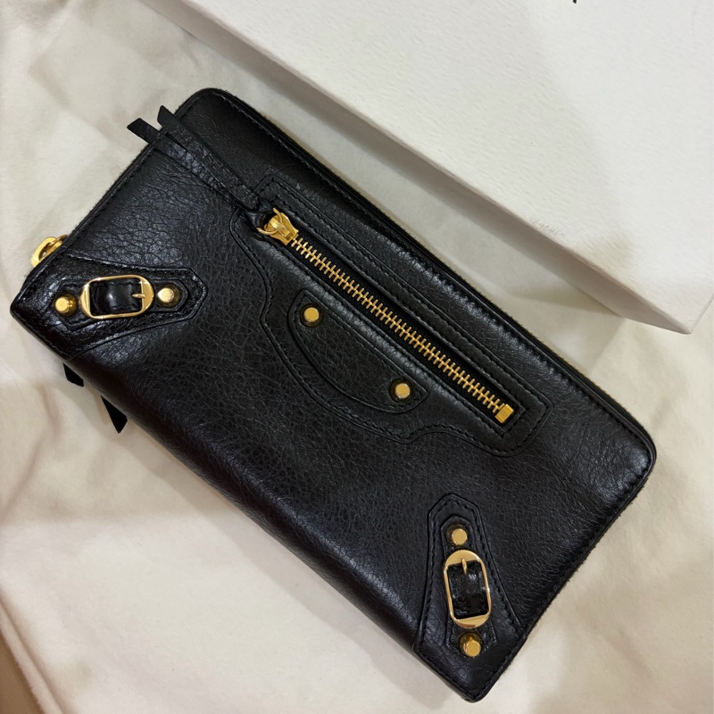 Balenciaga 巴黎世家 黑色長夾 近全新-6