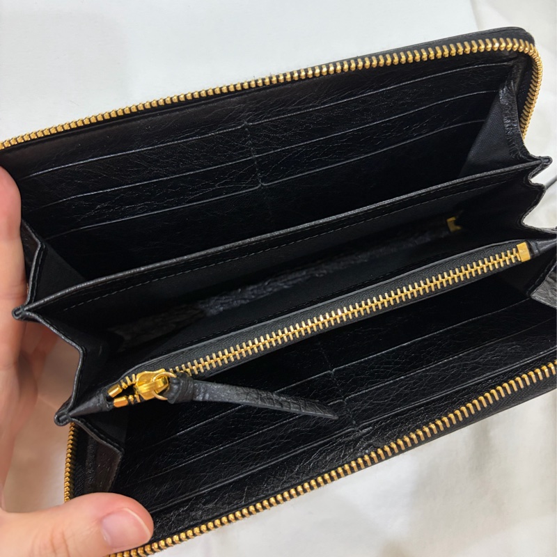 Balenciaga 巴黎世家 黑色長夾 近全新-7