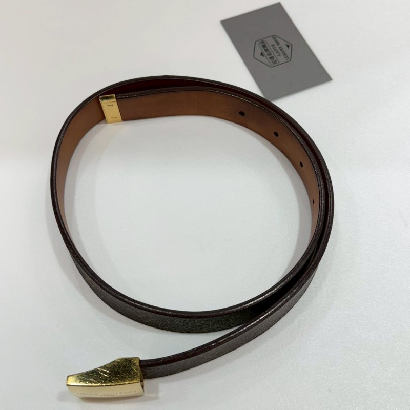 LV 皮帶/腰帶 75成新-5
