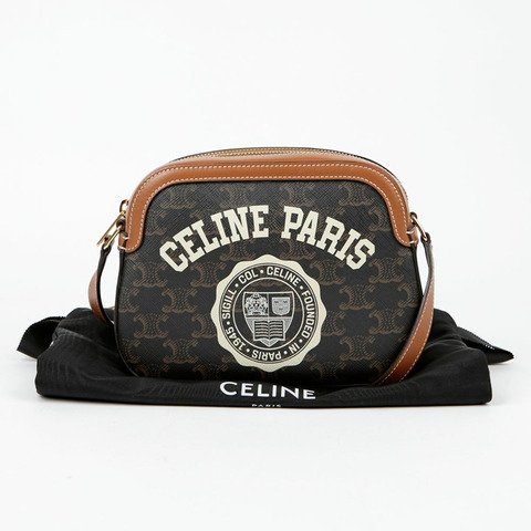 CELINE 小號Logo印花單肩斜背包 191522CQM
