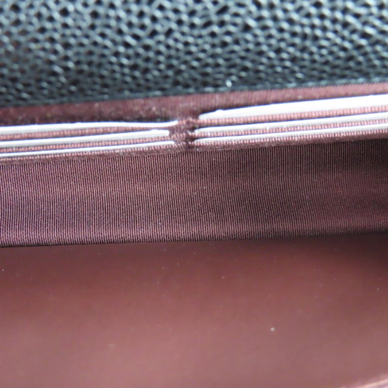 【巴黎站二手名牌專賣店】＊現貨＊CHANEL 香奈兒 真品＊黑色菱格荔枝紋牛皮銀色雙C鏈包 WOC斜背包-3