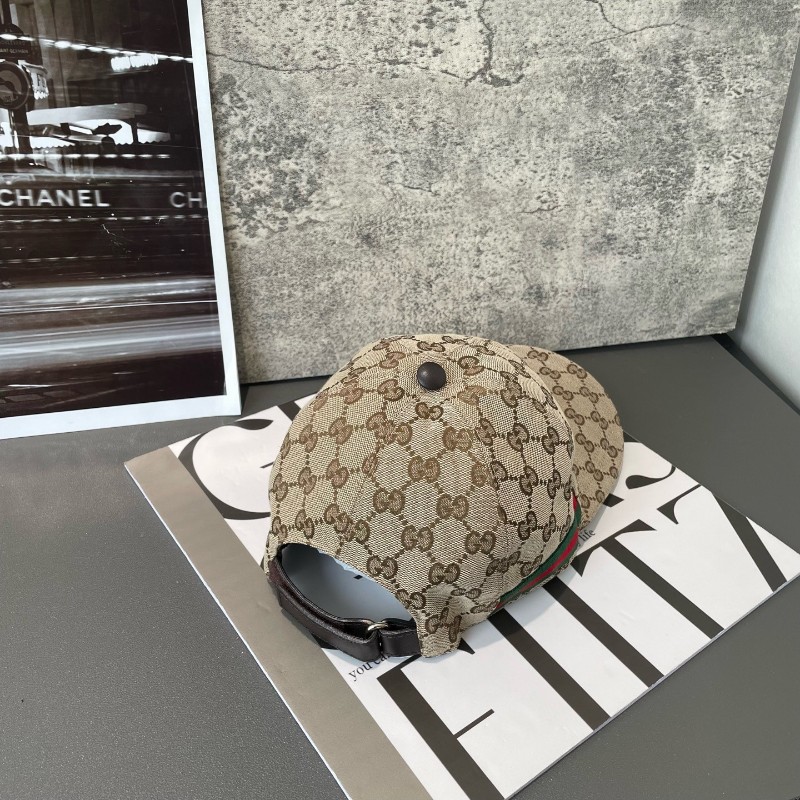 Gucci 經典老花棒帽子 男女同款 卡其色 尺寸:S碼（頭圍57cm）-2