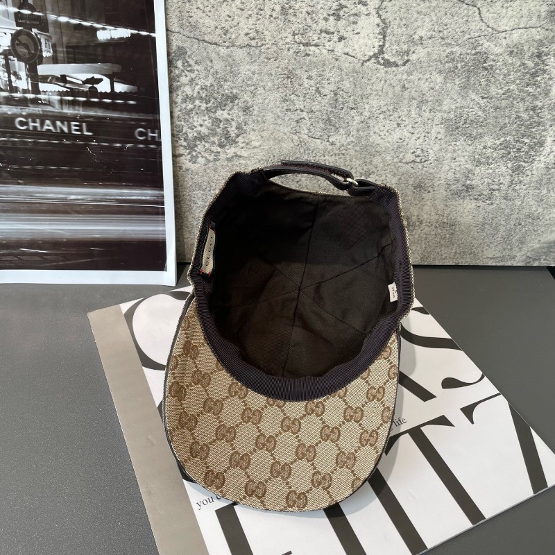 Gucci 經典老花棒帽子 男女同款 卡其色 尺寸:S碼（頭圍57cm）-3