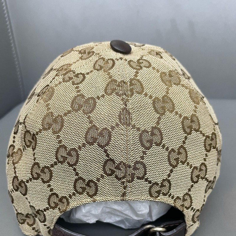 Gucci 經典老花棒帽子 男女同款 卡其色 尺寸:S碼（頭圍57cm）-8