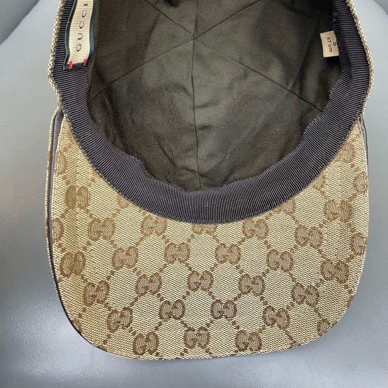 Gucci 經典老花棒帽子 男女同款 卡其色 尺寸:S碼（頭圍57cm）-9