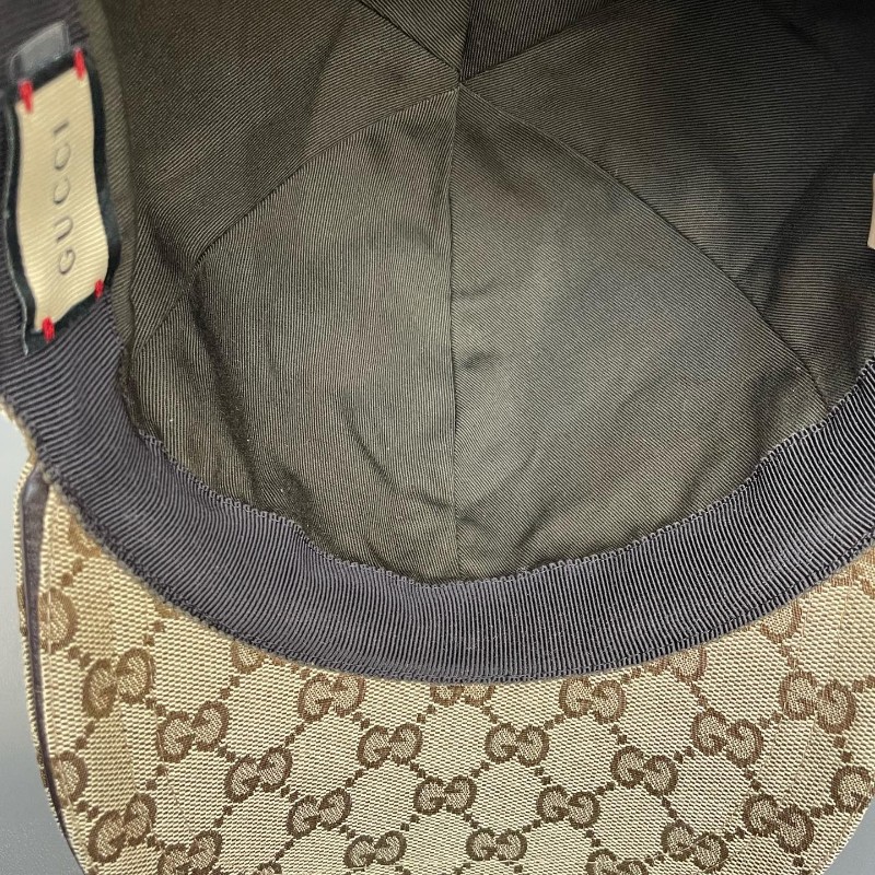 Gucci 經典老花棒帽子 男女同款 卡其色 尺寸:S碼（頭圍57cm）-10