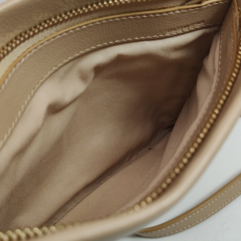 Chloe Roy牛皮字母logo壓紋金屬裝飾斜挎包單肩包-18