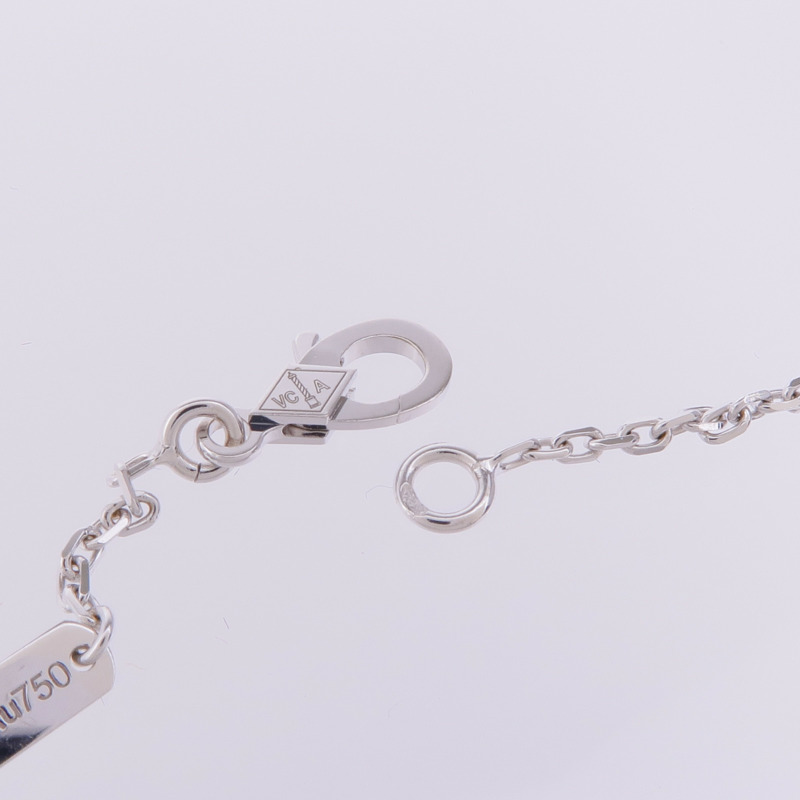 Van Cleef & Arpels 18K白金Two Butterfly Pendant鑽石項鍊-4