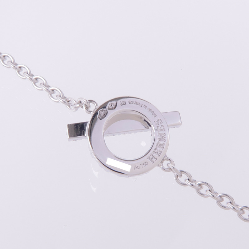 HERMES 18K白金Finesse Bracelet鑽石手鏈-6