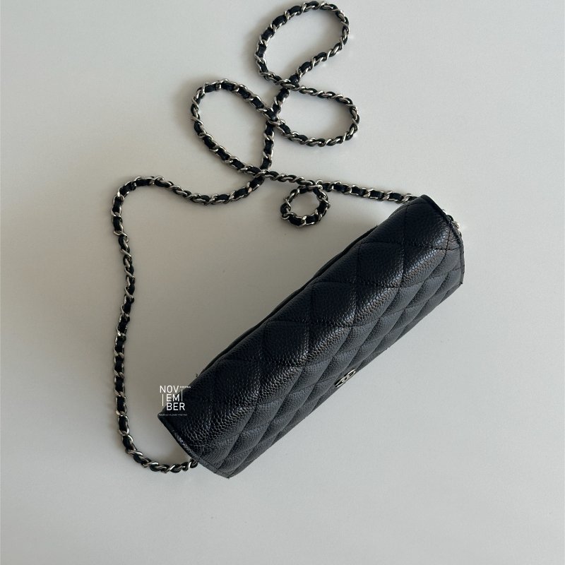 99新🆕 Chanel 香奈兒 Classic WOC 黑色銀釦-3