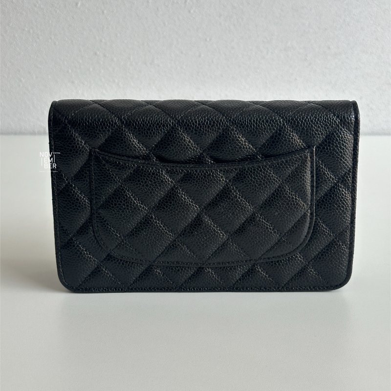 99新🆕 Chanel 香奈兒 Classic WOC 黑色銀釦-6