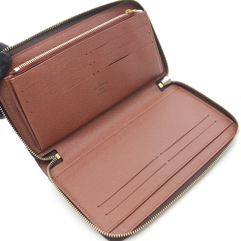 LOUIS VUITTON Zippy Organizer 長皮夾 M62581 Monogram 帆布 棕色 二手 LV-2