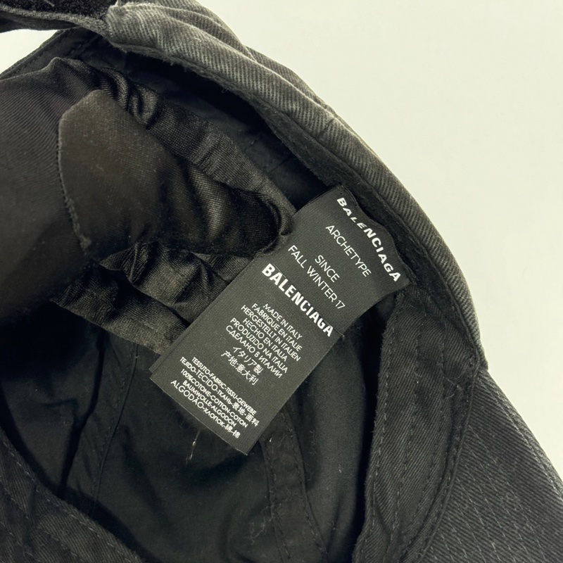 (帥潮必備😎) Balenciaga 巴黎世家 仿舊棒球帽 專櫃19500!-4