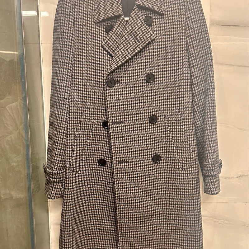 Saint Laurent Houndstool Coat-1