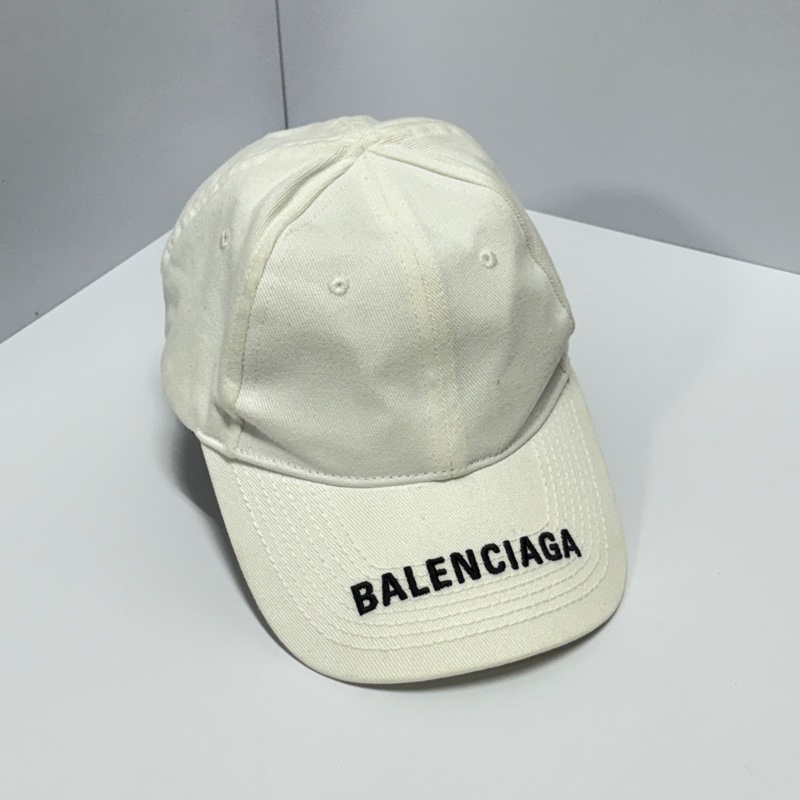 （帥潮必備😎） Balenciaga 巴黎世家 白色棒球帽 專櫃19500！-1
