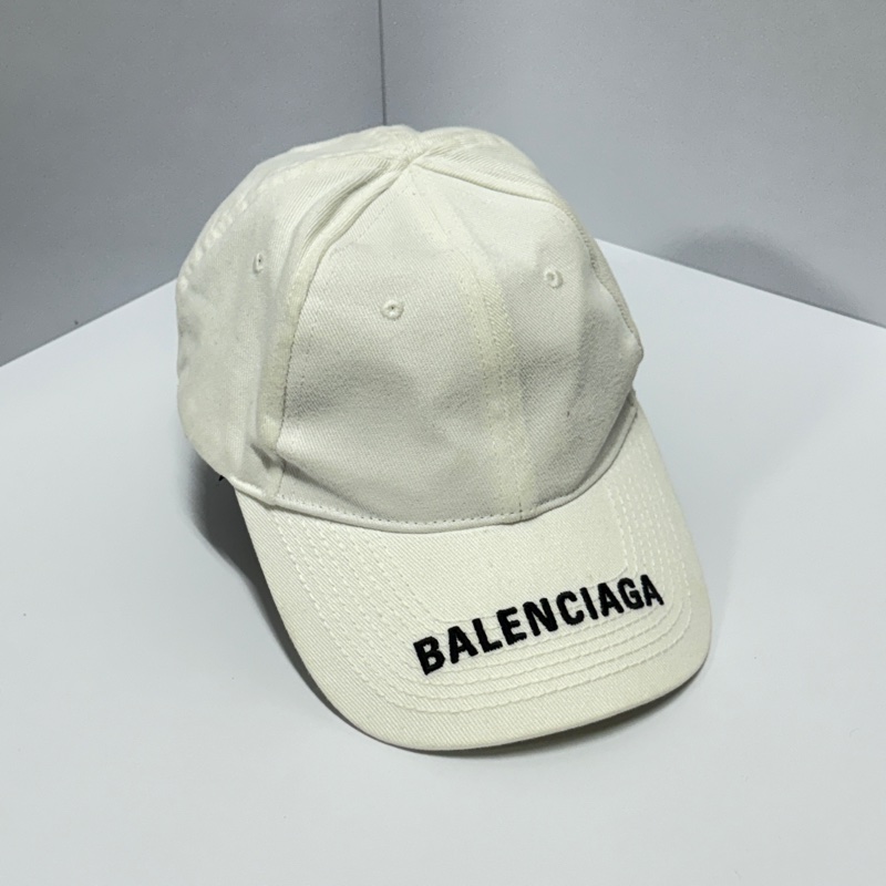 （帥潮必備😎） Balenciaga 巴黎世家 白色棒球帽 專櫃19500！-3