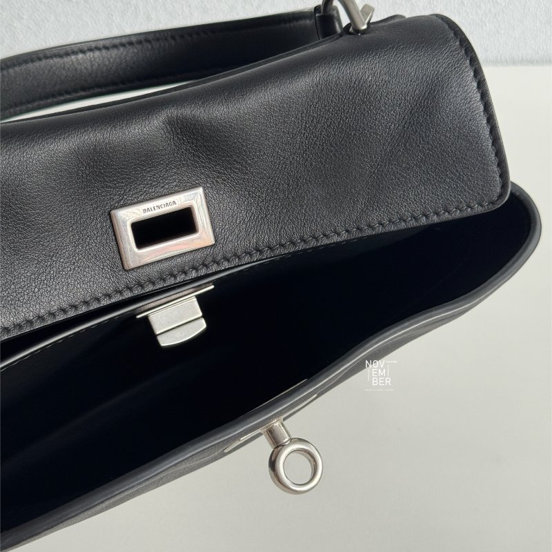 閒置新✨ Balenciaga 巴黎世家 Rodeo 黑色銀釦 XS號-4