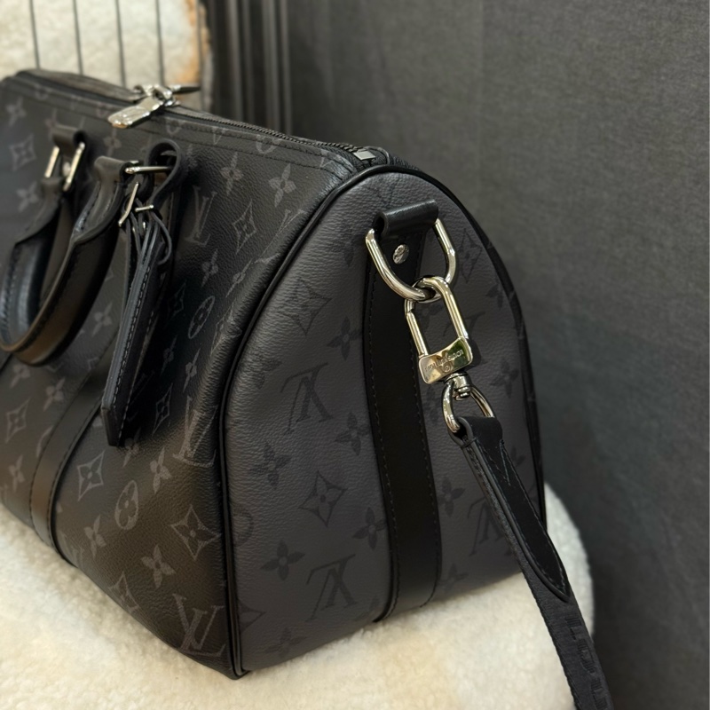 Lv keepall35 黑武士 ✨最新晶片款-3
