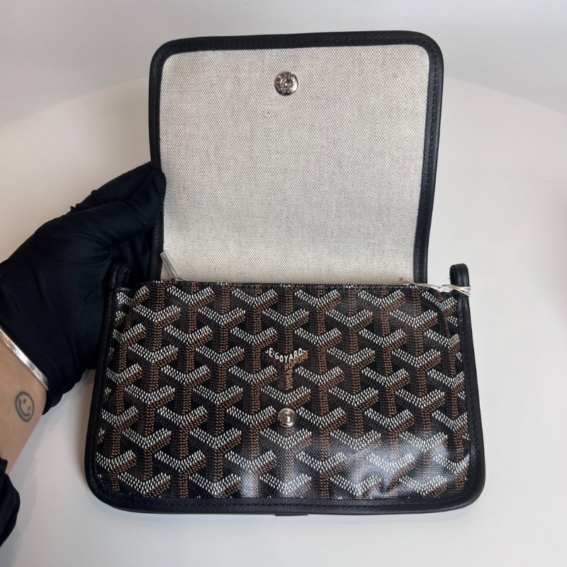 全新品 GOYARD 黑老花PLUMET信封包-5