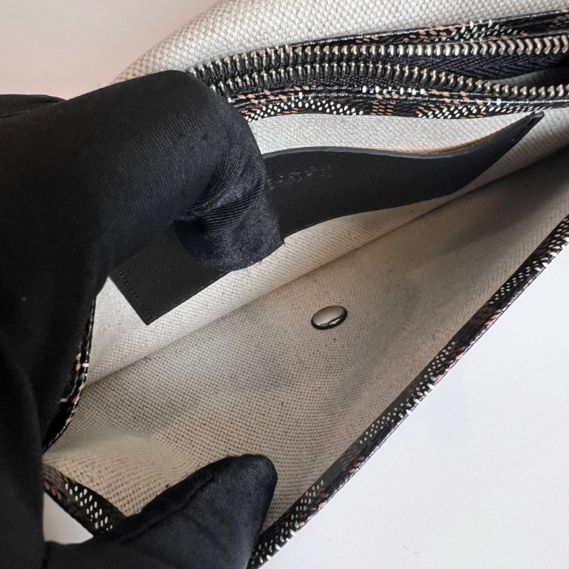 全新品 GOYARD 黑老花PLUMET信封包-7