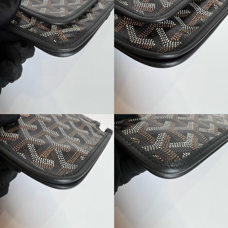 全新品 GOYARD 黑老花PLUMET信封包-11