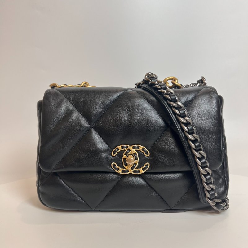 全新品 CHANEL 19包小號 AS1161/晶片款-0