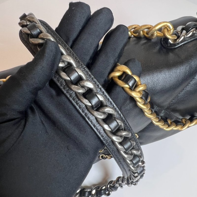 全新品 CHANEL 19包小號 AS1161/晶片款-9