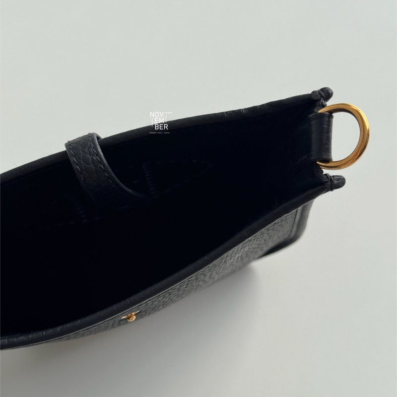 閒置新💖 有購證🙌🏻 Hermès 愛馬仕 Evelyne Mini 黑色金釦一代-3