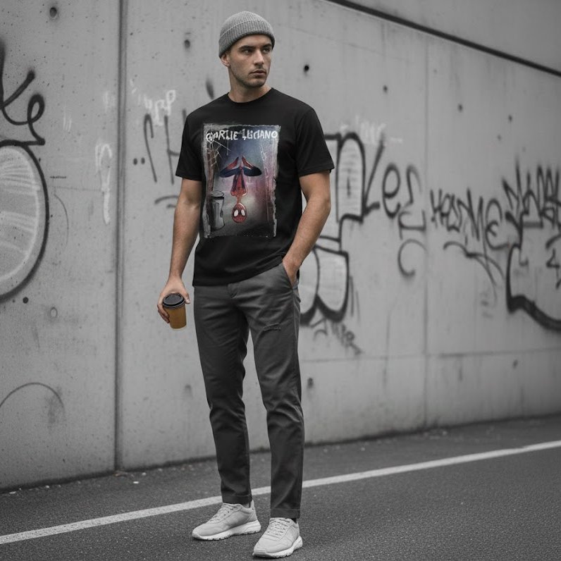 🚨 雙11最後倒數・今晚錯過等明年！【CHARLIE LUCIANO-CL】蜘蛛人-T恤-0